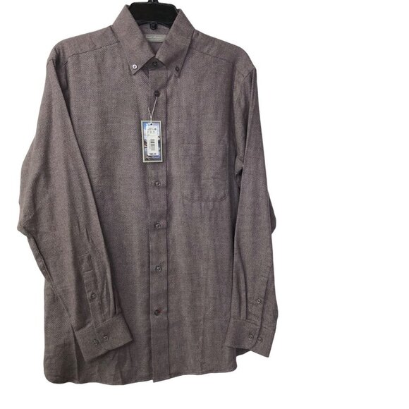 DANIEL CREMIEUX $89 MENS LONG SLEEVE SIGNATURE FJORD COLLECTION SM‎ NWT - Picture 1 of 7
